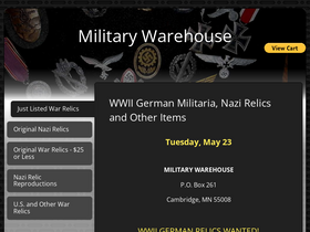 'militarywarehouse.com' screenshot