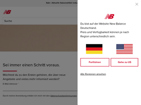 'newbalance.de' screenshot