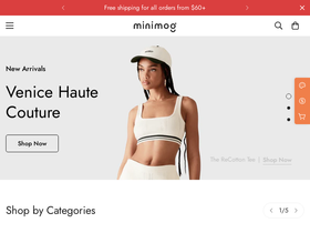 Minimog Fashion Store website screenshot