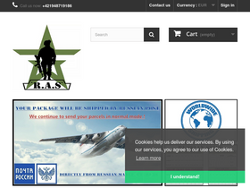 'russianarmyshop.eu' screenshot
