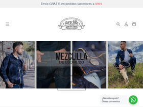 mezclillaqueretaro.com homepage screenshot