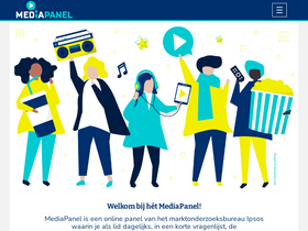 'mediapanel.be' screenshot