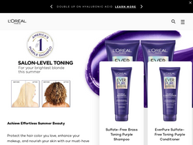 'lorealparisusa.com' screenshot