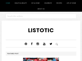 'listotic.com' screenshot
