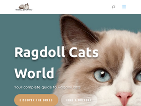 'ragdollcatsworld.com' screenshot