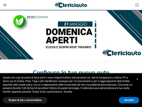 'clericiauto.it' screenshot