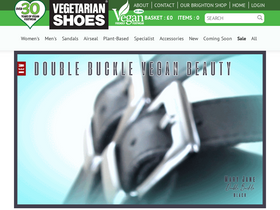 'vegetarian-shoes.co.uk' screenshot