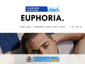 'euphoriazine.com' screenshot