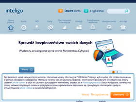 'inteligo.pl' screenshot