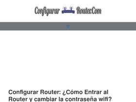 'configurar-router.com' screenshot