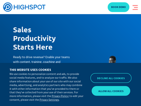 'highspot.com' screenshot