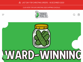 Crooked Pickle Co. website screenshot