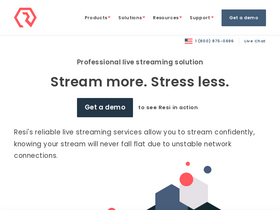 'resi.io' screenshot