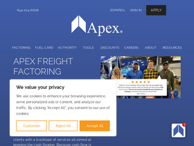 'apexcapitalcorp.com' screenshot