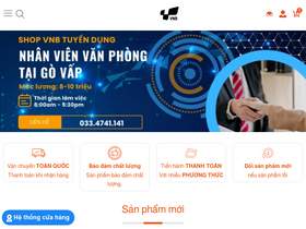 'shopvnb.com' screenshot