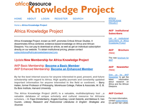 africaknowledgeproject.org
