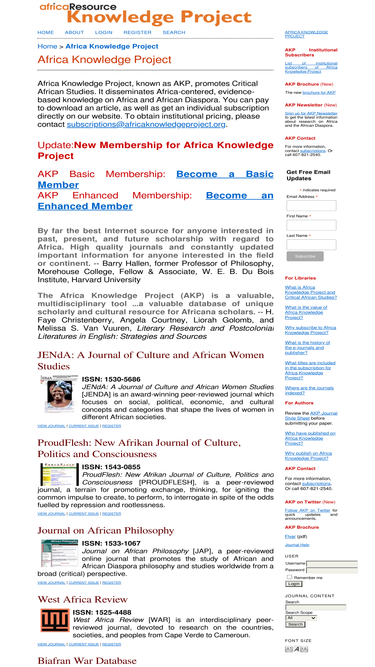 africaknowledgeproject.org