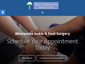 'anklefootmd.com' screenshot