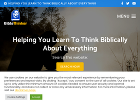 'biblethinker.org' screenshot