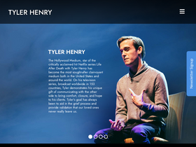 'tylerhenryhollywoodmedium.com' screenshot