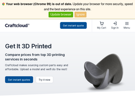'craftcloud3d.com' screenshot