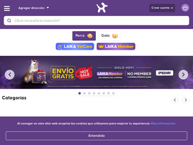 'laika.com.mx' screenshot