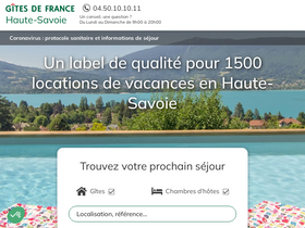 'gites-de-france-haute-savoie.com' screenshot
