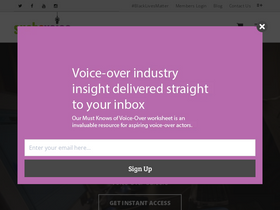 'suchavoice.com' screenshot