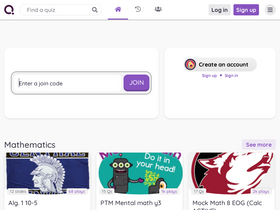 'joinmyquiz.com' screenshot