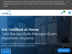 'servsafe.com' screenshot