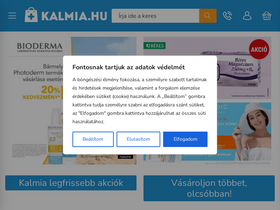 'kalmia.hu' screenshot