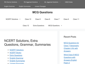 'mcqquestions.guru' screenshot