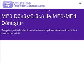 'youtubemp3donusturucu.org' screenshot