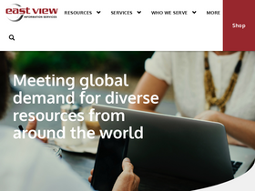 'eastview.com' screenshot