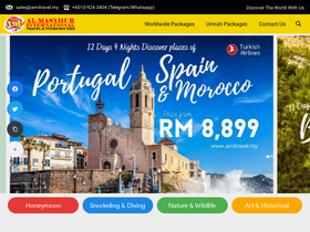 'amitravel.my' screenshot