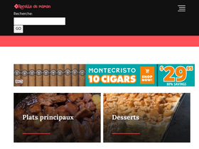 'recettedemaman.com' screenshot