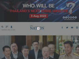 'nationthailand.com' screenshot