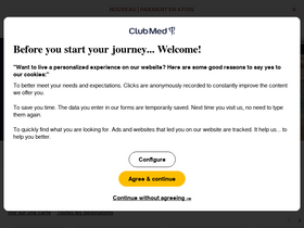 'clubmed.fr' screenshot