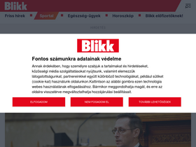 'blikk.hu' screenshot