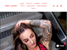 troyluxor.com homepage screenshot