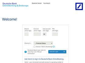 Meine Deutsche Bank Online Mobil Official Login Page 100 Verified