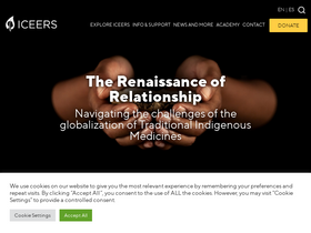 'iceers.org' screenshot