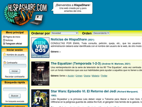 'hispashare.org' screenshot