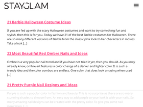 'stayglam.com' screenshot
