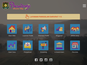 'purworejokab.go.id' screenshot