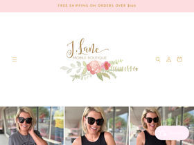 jlaneboutique.com homepage screenshot