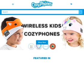 cozyphones.com homepage screenshot