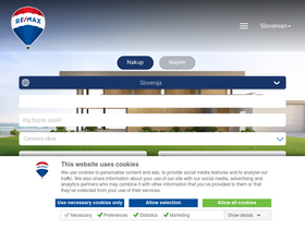're-max.si' screenshot