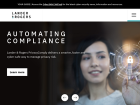 'landers.com.au' screenshot