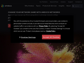 'amdocs.com' screenshot